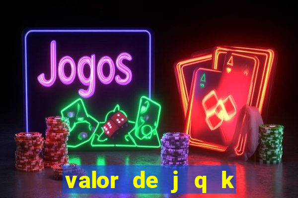 valor de j q k en blackjack